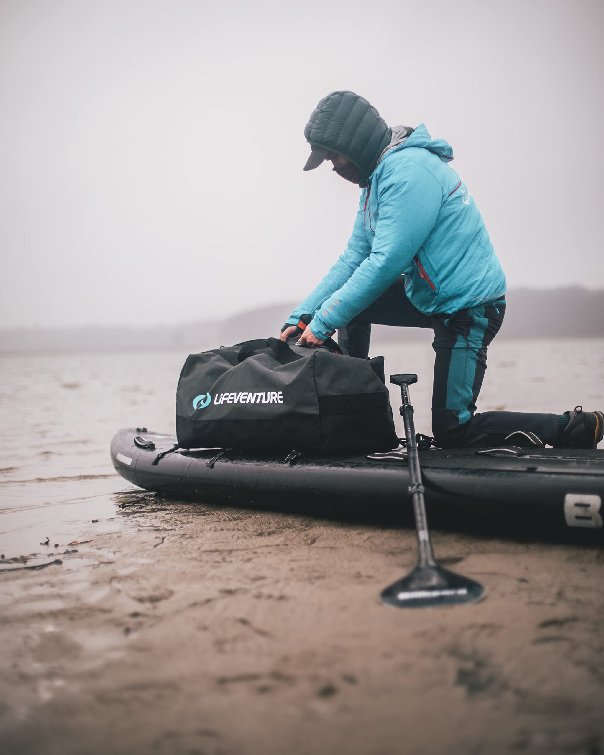Lifeventure Seesack Expedition, 100 Liter, verstärktes Material mit abschließbaren Schwerlast-Reißverschlüssen, kompakt bei Nichtgebrauch