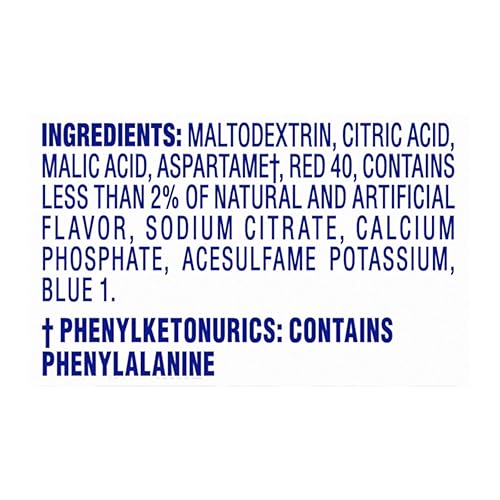 Miniatura 3 de Crystal Light - Mezcla de bebida en polvo sabor a frambuesa fría en sobres, baja en calorías y sin azúcar, 72 sobres para jarras