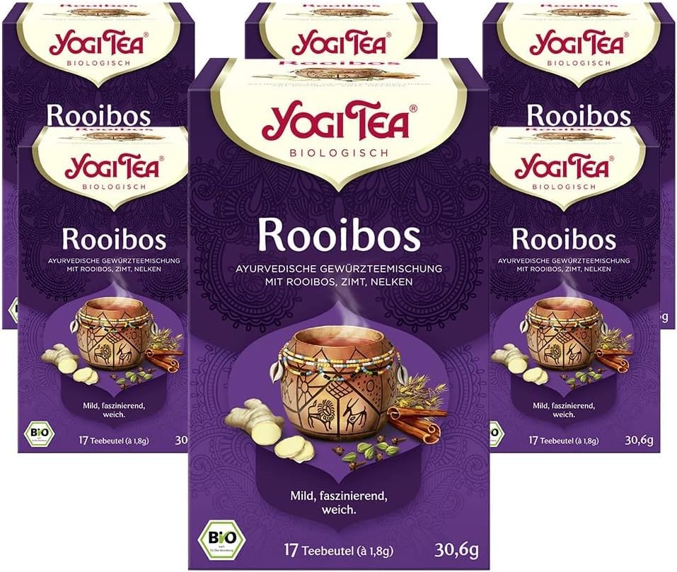 Yogi Tea Rooibos 6x17 Beutel (102 Teebeutel)