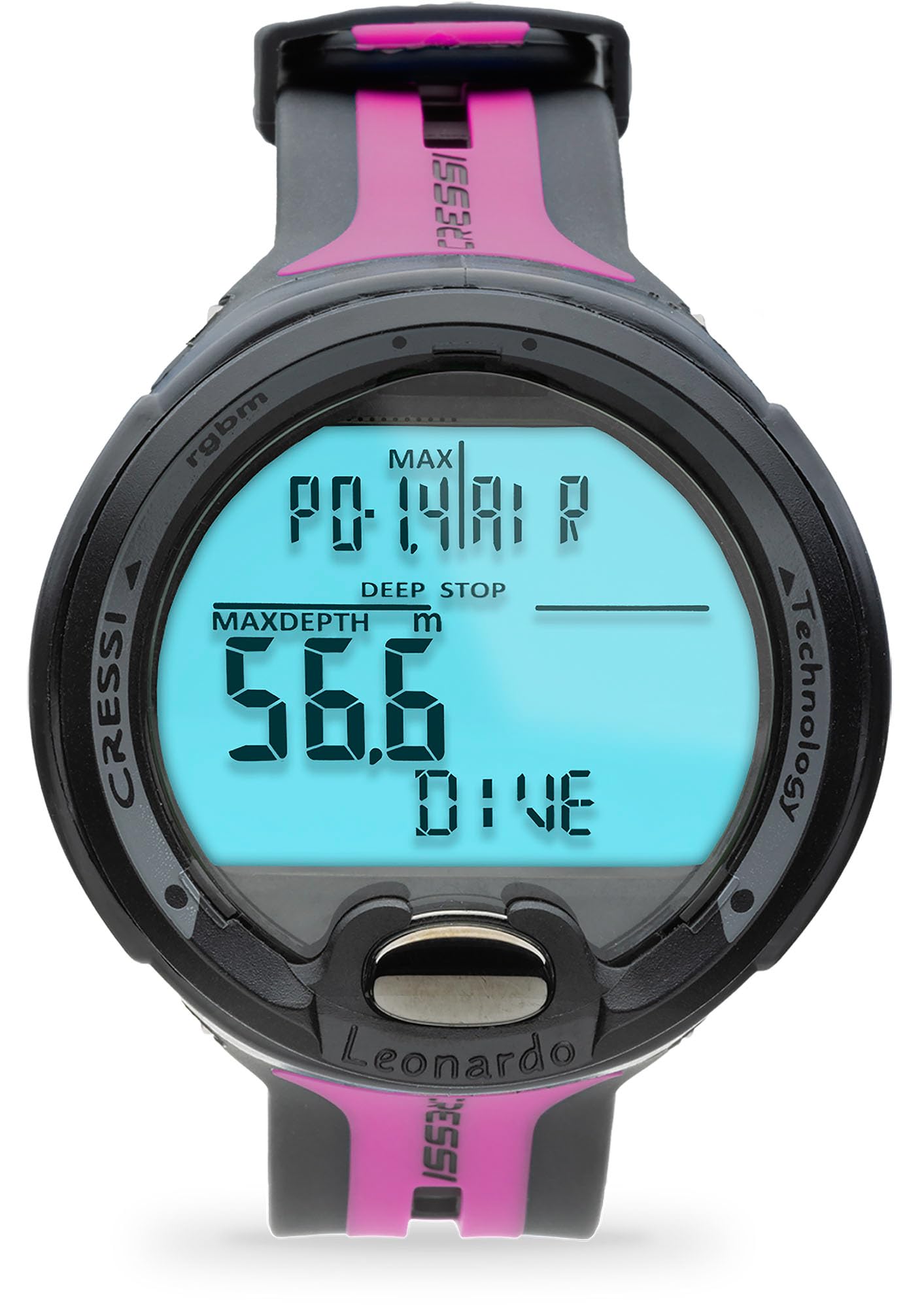 Cressi Leonardo Diving Computer Computer Subacqueo Aria/Nitrox, Modalita Profondimetro, Misura Unica, Unisex Adulto