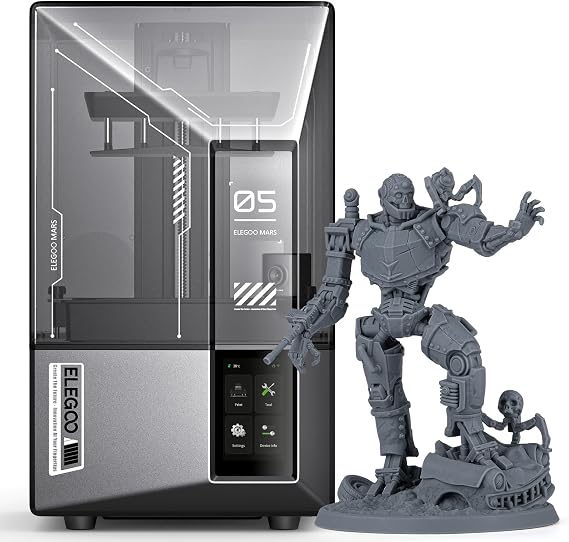 ELEGOO Mars 5 Ultra 9K MSLA Resin 3D Printer and ELEGOO 3 PCS FEP Release Liner Film