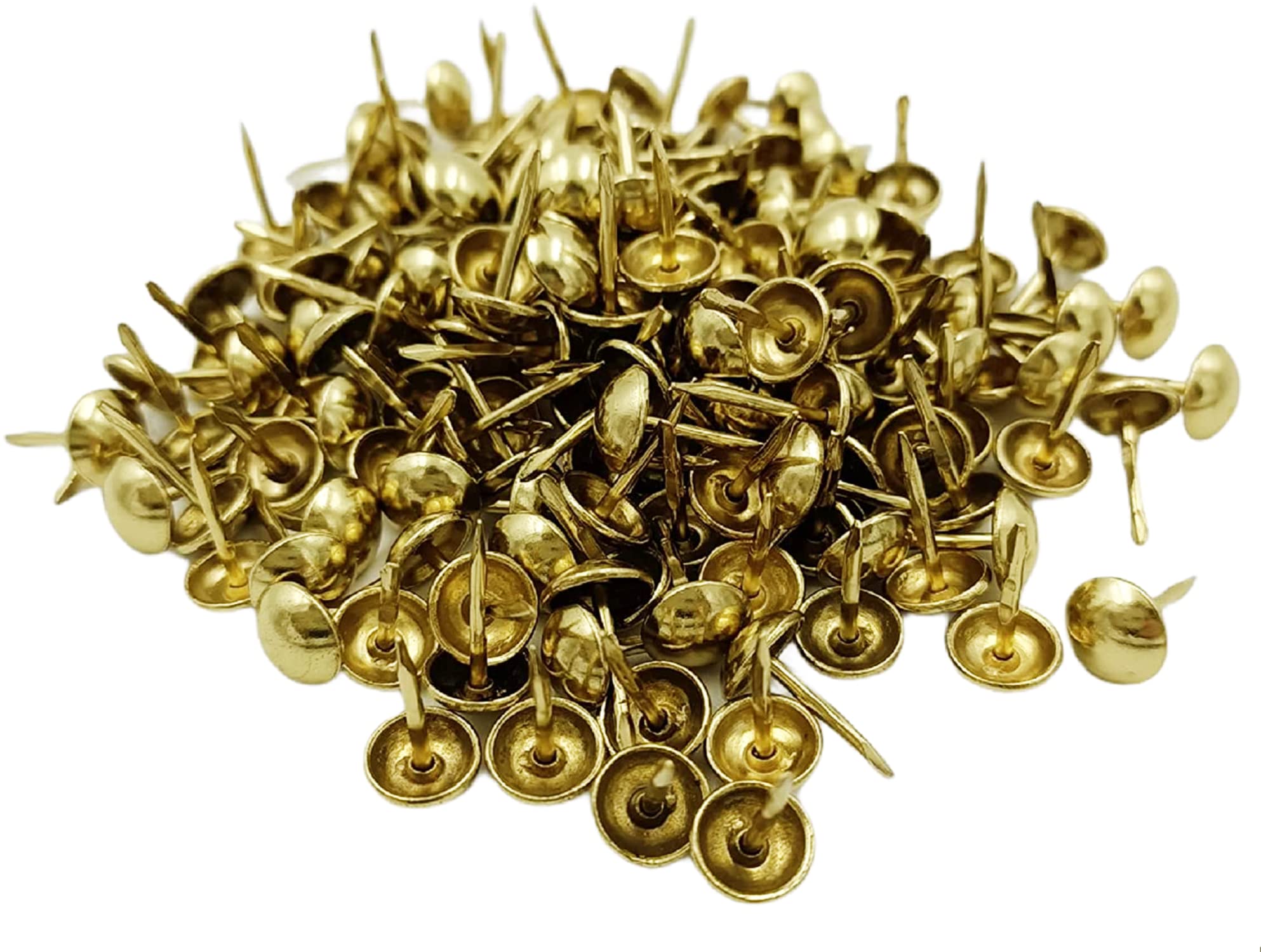 Kit 1000 Bullette Ottone Per Tappezzeria - Borchie Decorative 9mm Effetto Vintage - Foto 13