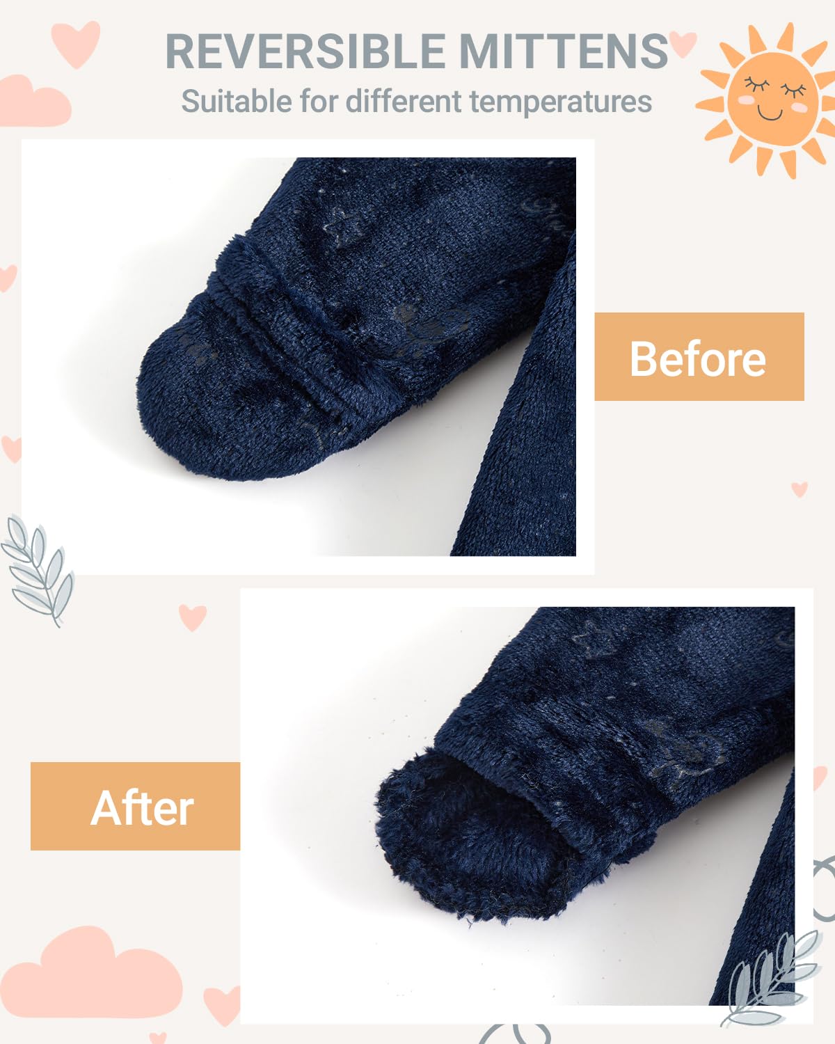 WYTbaby Combinaison de neige pour bébé en polaire avec capuche - Combinaison chaude pour l'hiver et l'automne - Pour garçons et filles de 0 à 12 mois