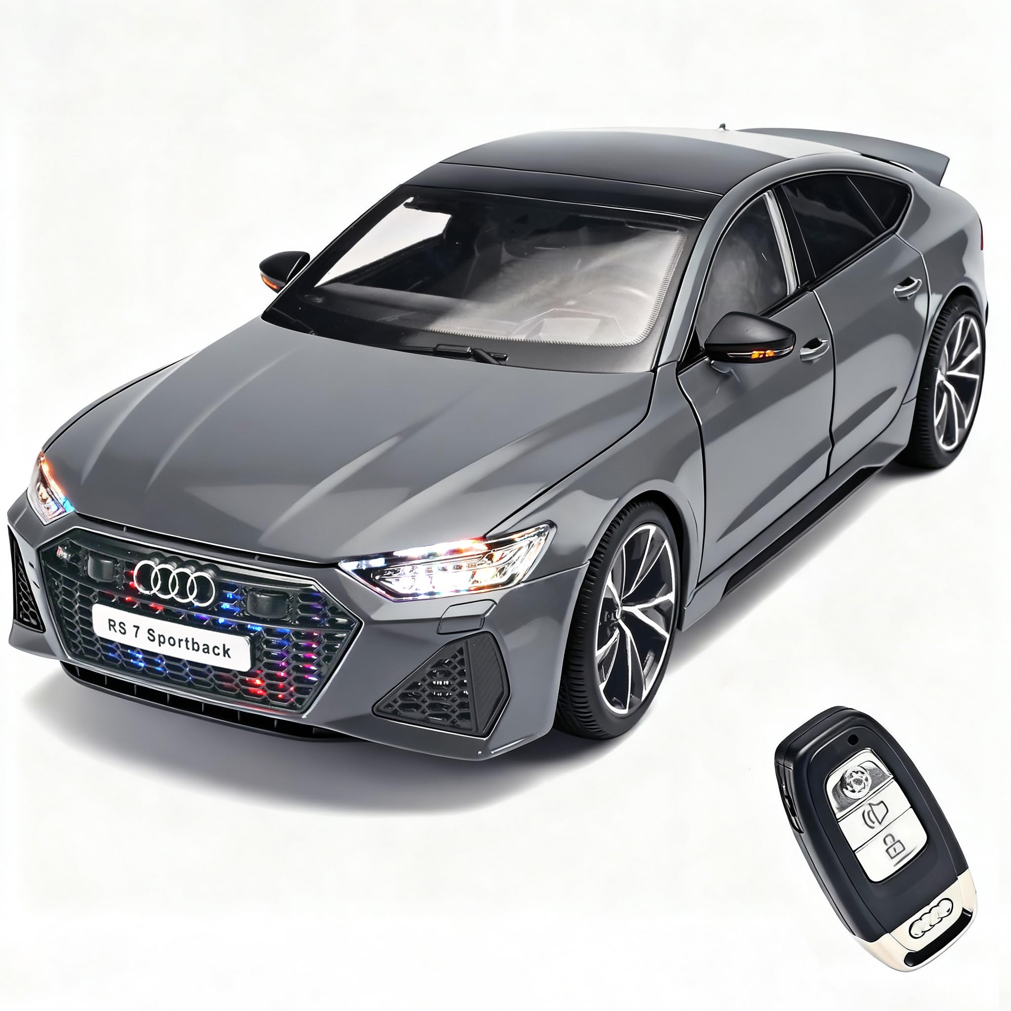 Amazon.com: RZAPE 1:18 Audi RS7 Diecast Car,Pull Back Toy Model