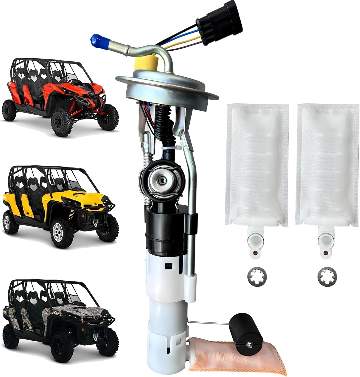 709000759 709000362 Fuel Pump Assembly fit for Can-Am Commander Maveric 800 1000 EFI/LTD/STD/X/XT/DPS 4x4 2011-2020,Commander Max800 1000 2014-2020,Maverick Max2016-2018 Replace 709000362 709000759 ?709000759 709000759