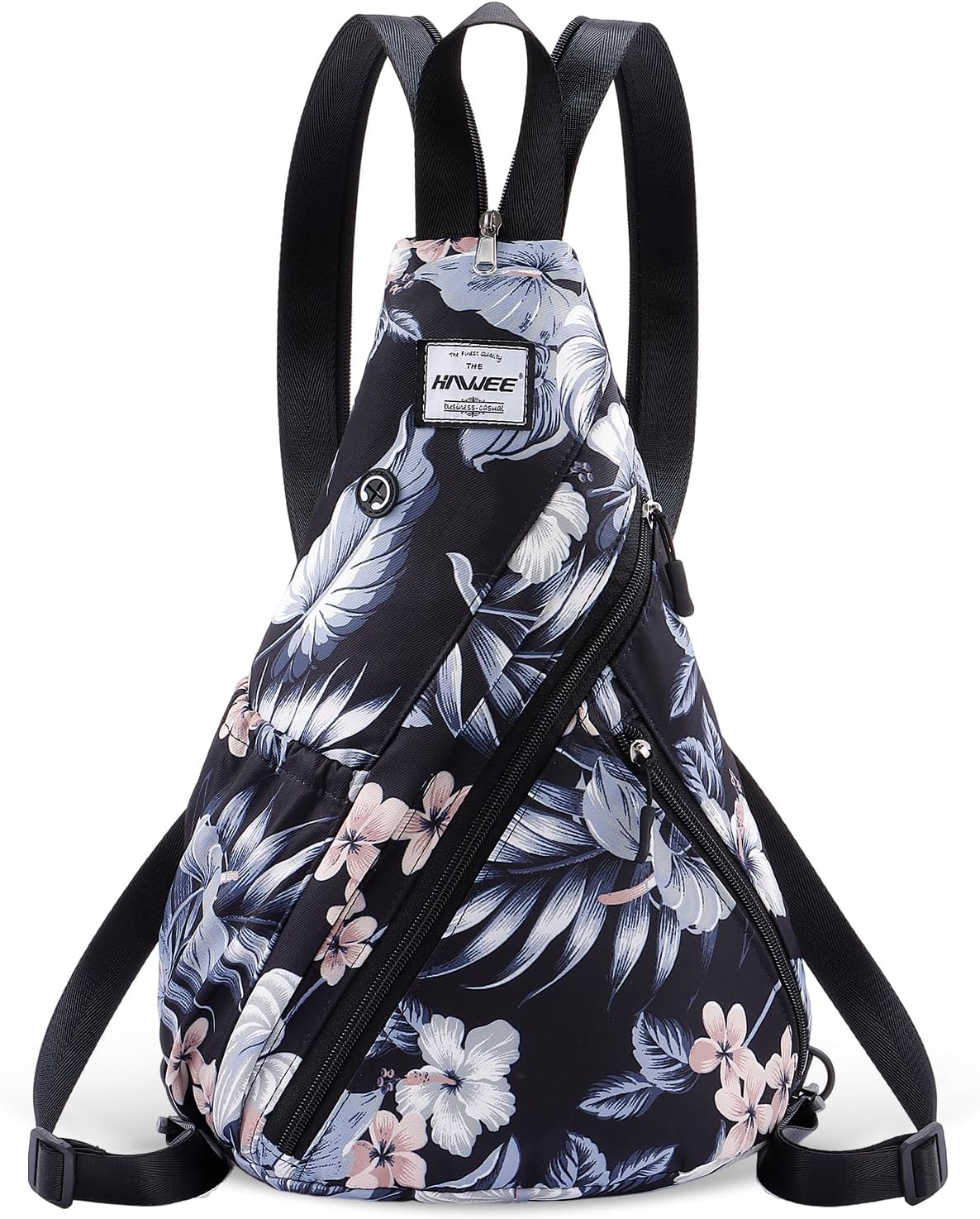 Women's Convertible Sling Backpack Bag Adjustable Left or Right Strap Crossbody Daypack Anti-water for Travel, Sport