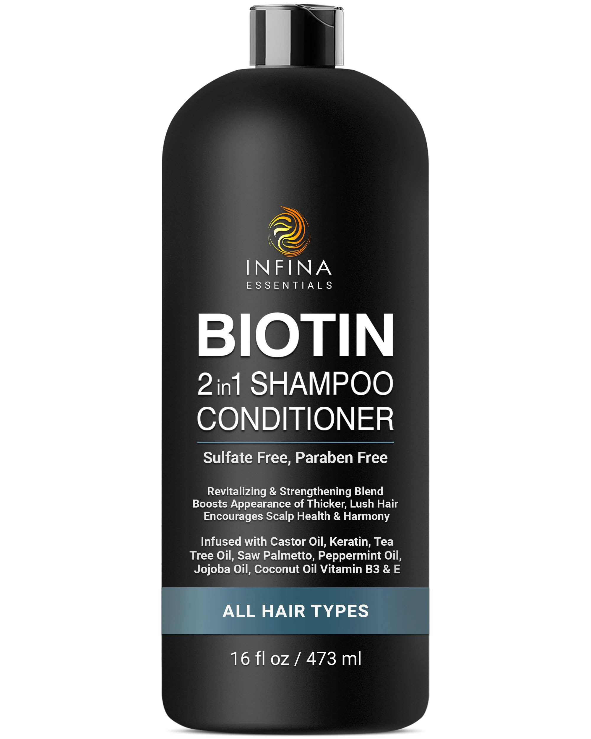 INFINA ESSENTIALS Biotin 2-in-1 Shampoo and Conditioner
