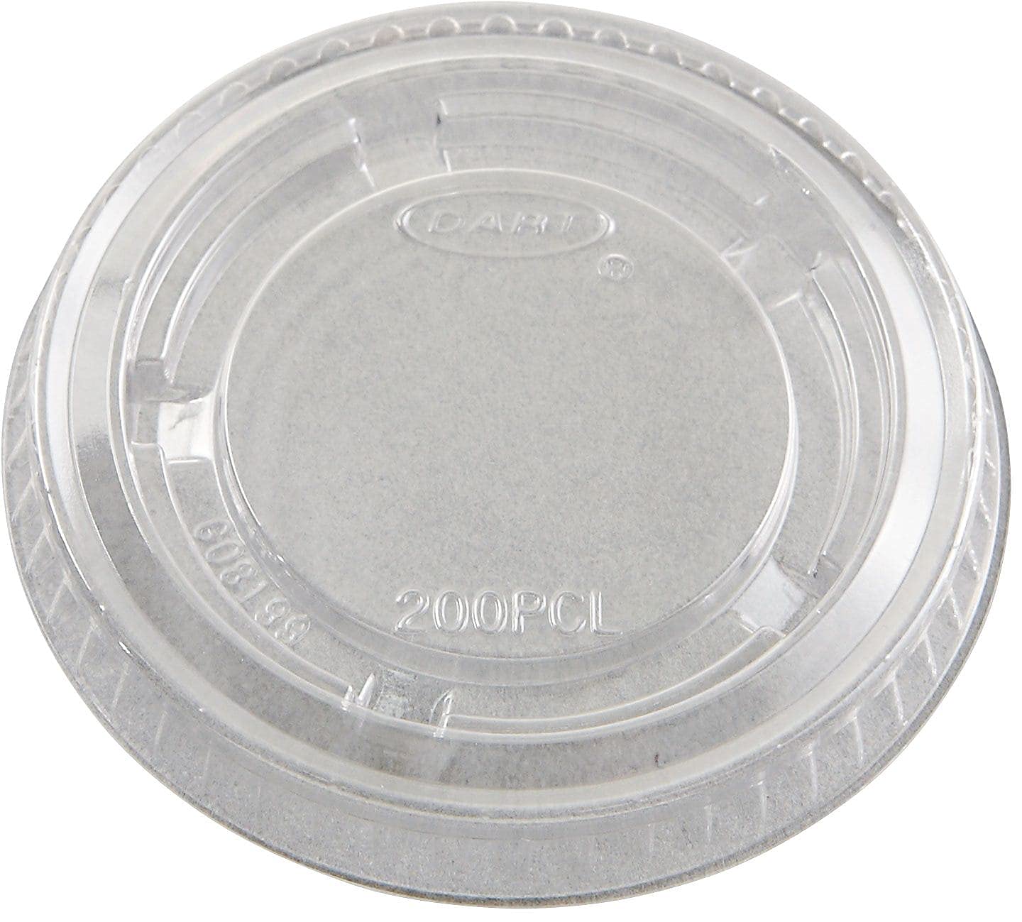Solo PL200N Clear Portion Container Lid - Fits 1.5-2.5 oz (Case of 2500)