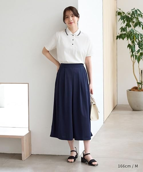 トップス カットソー ハニさら 大きいサイズ アクティブウェア UVカット 抗菌防臭 吸水速乾 レディース Honeys ハニーズ 半袖ポロシャツ 5850139849 - 5