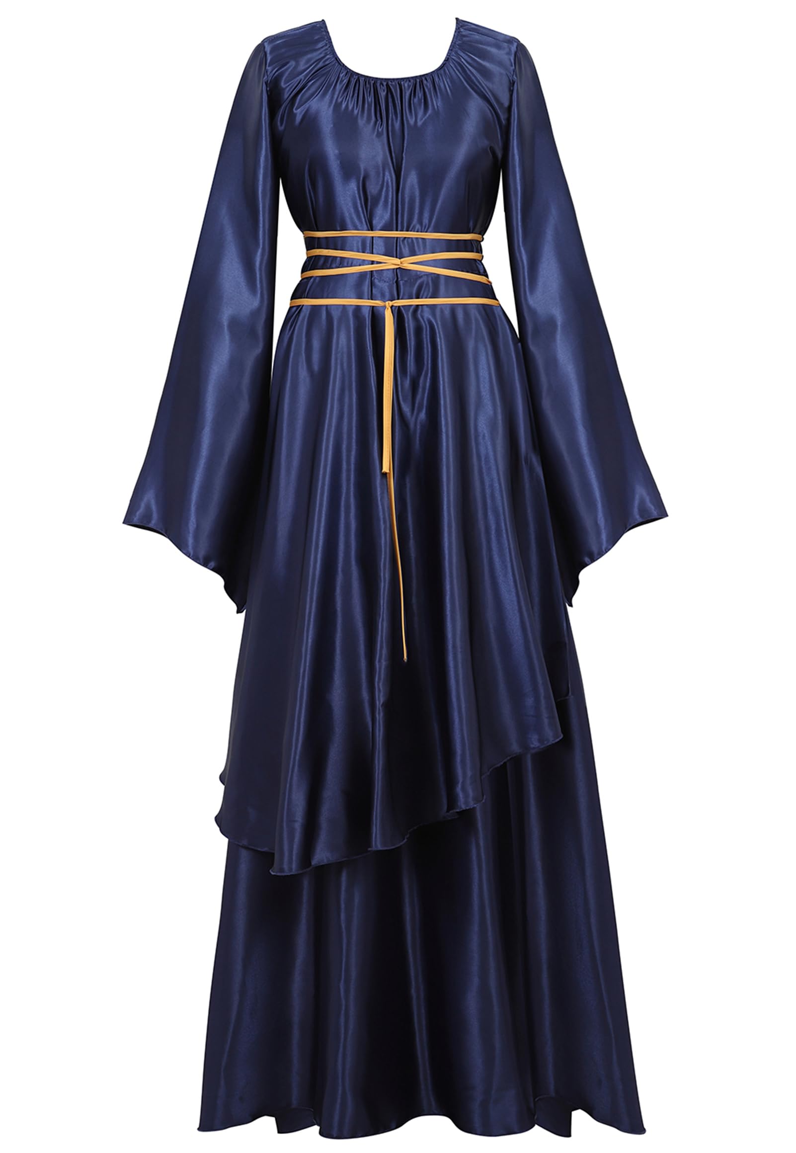 Parlsdy Womens Medieval Dress Victorian Costume Renaissance Long Dress Costumes Irish Over Cosplay Retro Gown