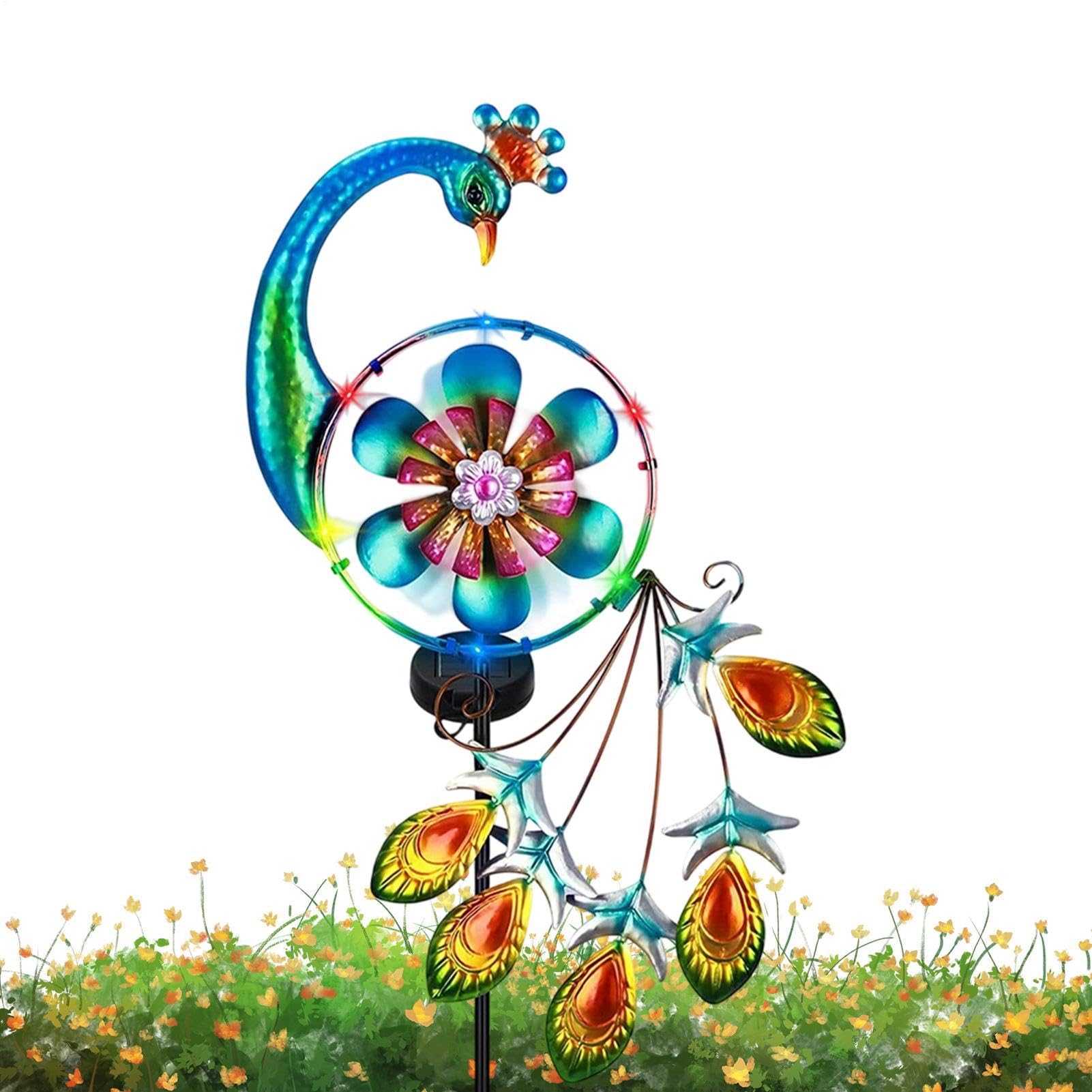 Generico da Giardino in Metallo Decorazione a Forma di Animale con Mulino a