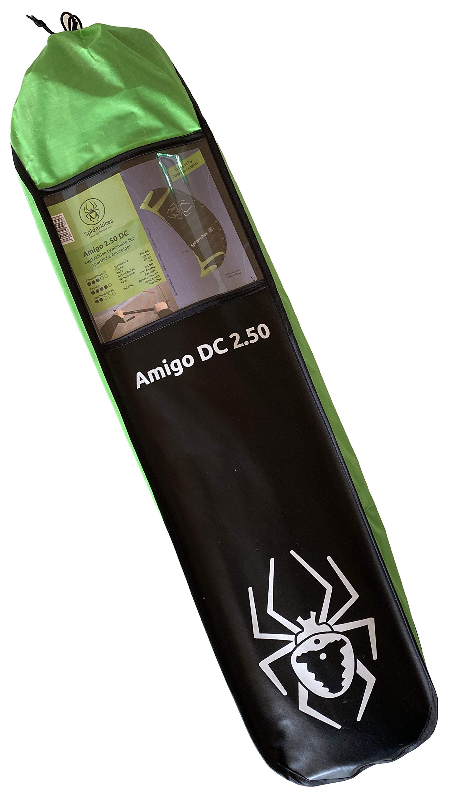Amigo DC 2.50 + bar Black - Green