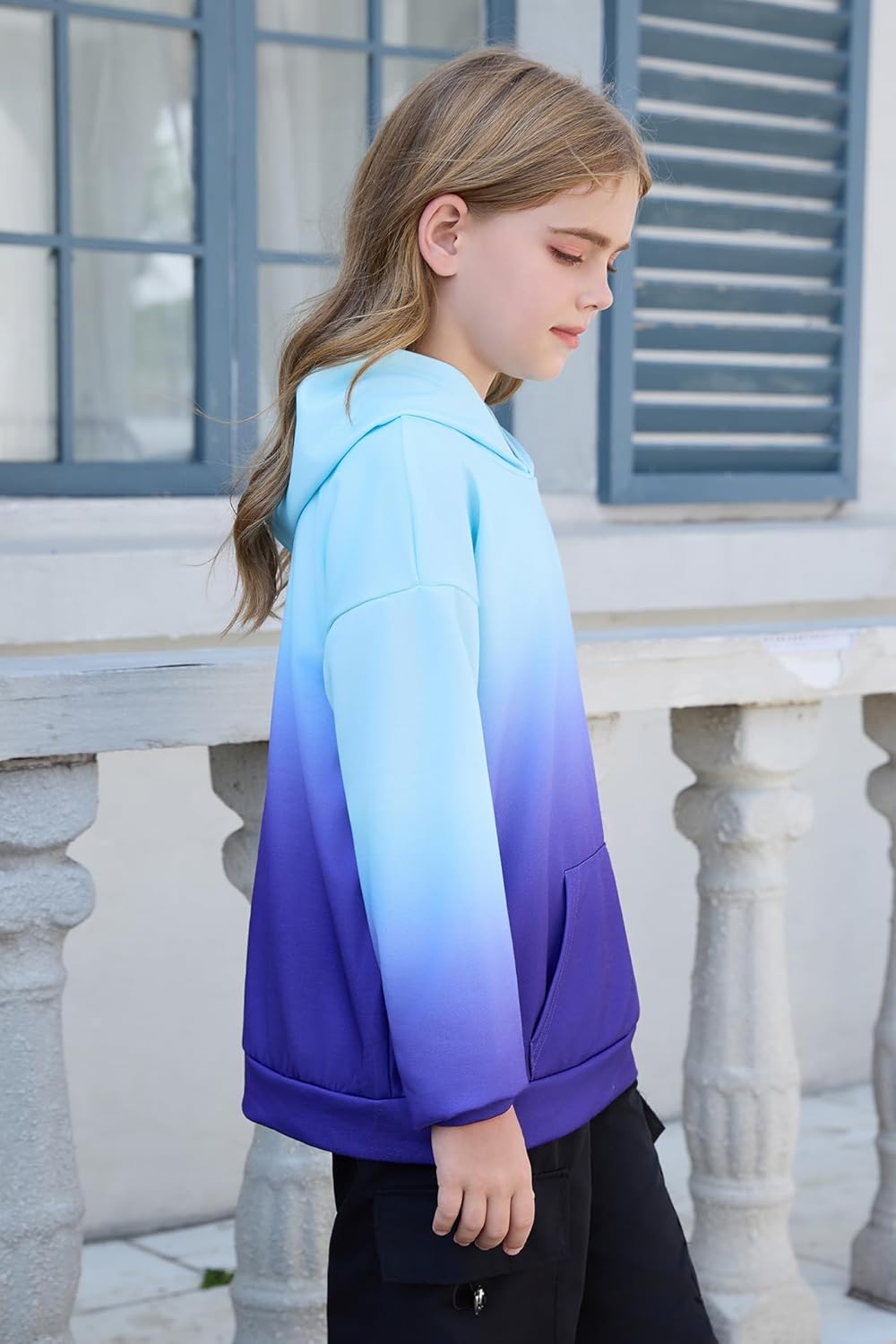 Cute Tie Dye Graphic Hoodies for Teen Girls Gradient Clothes for Girls - Image 3