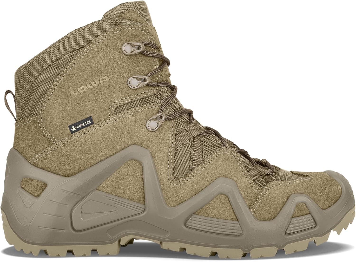 Lowa Mens Zephyr GTX Mid TF Suede Textile Coyote OP Boots 11.5 US