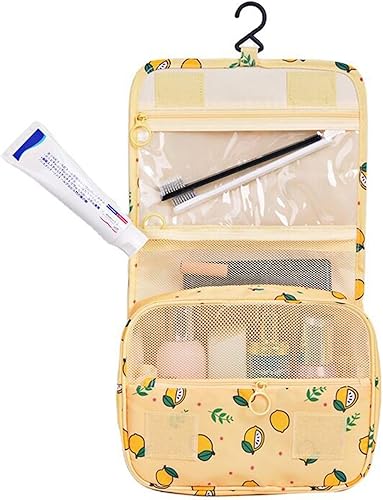Miniatura 16 de Neceser para mujer, bolsa de maquillaje colgante, bolsa organizadora de viaje para artículos de tocador, bolsa de cosméticos, bolsa impermeable