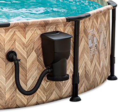 Miniatura 7 de Summer Waves P20012335 Active - Juego de piscina sobre el suelo de 12 x 30 pulgadas marco redondo para exteriores con bomba de filtro y cartucho de
