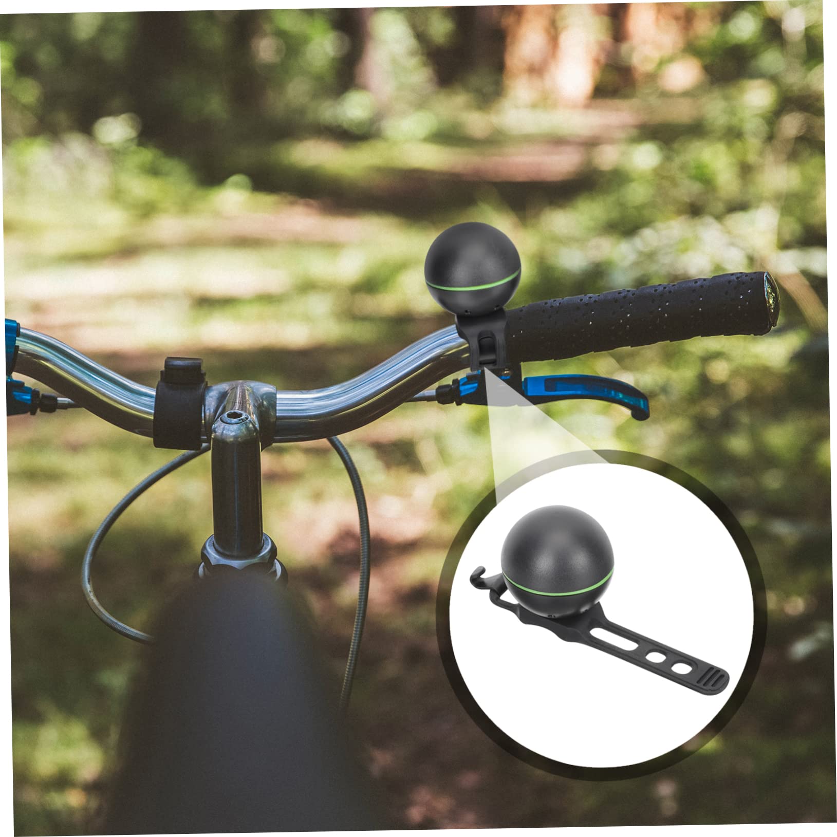 VANZACK 4stücke Fahrradklingel Elektronisch wasserdichte Hupe Für Kinderroller Mountainbike Standardfahrräder Einfache Montage Ohne Werkzeug Leicht Und Tragbar Pc