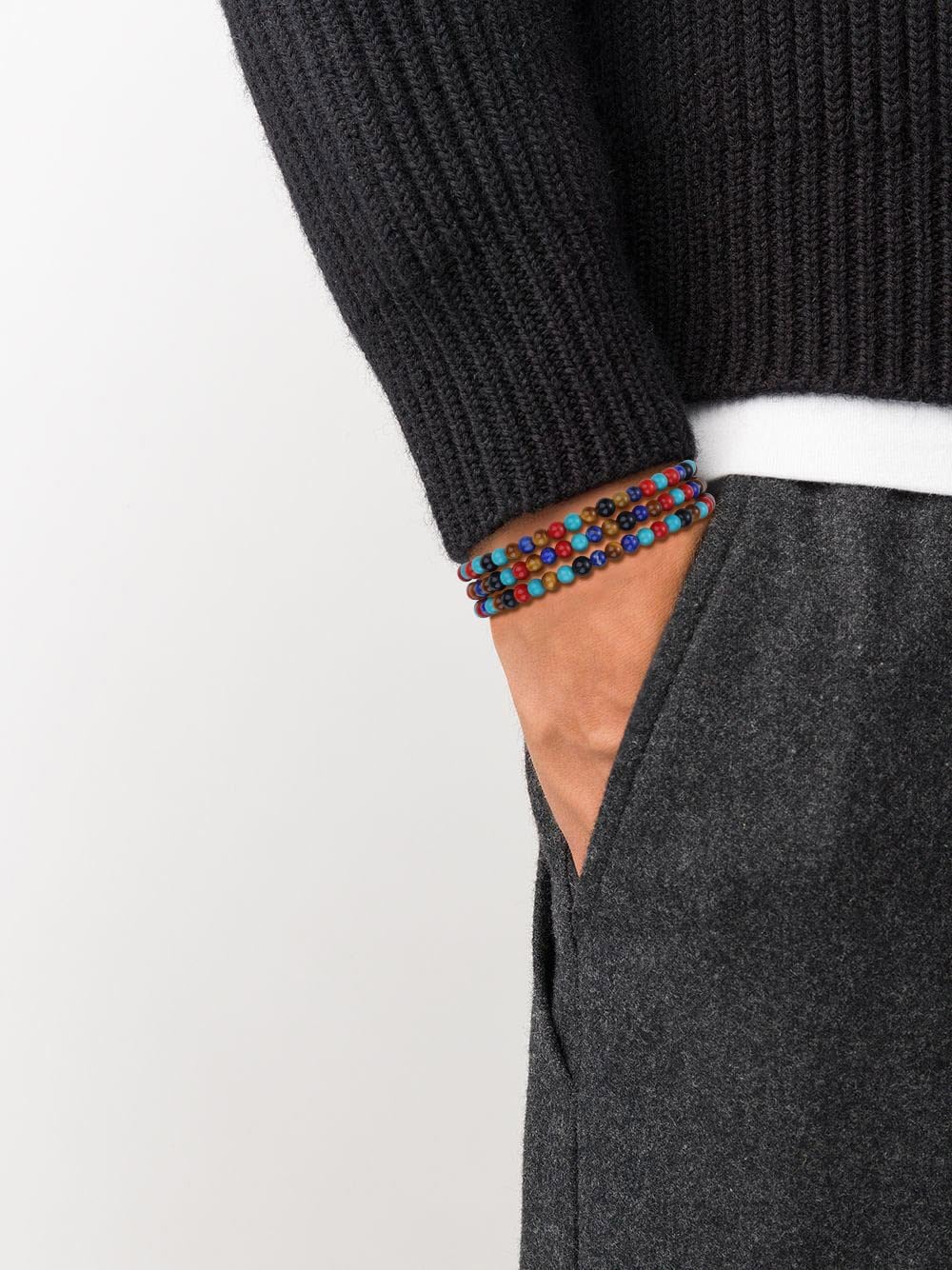 GAVU Beaded Bracelet for Men, Gemstone Necklace for Men Quality Bead Jewelry