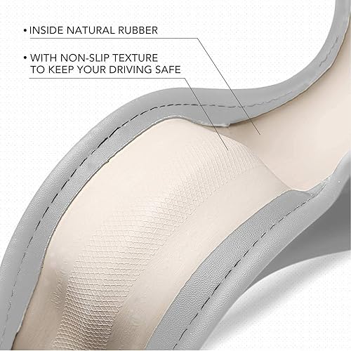 Miniatura 6 de Funda para ruedas agitadoras para niñas, fundas de volante de cuero de 15 pulgadas, se adapta a la mayoría de automóviles, SUV, camiones, minivans,