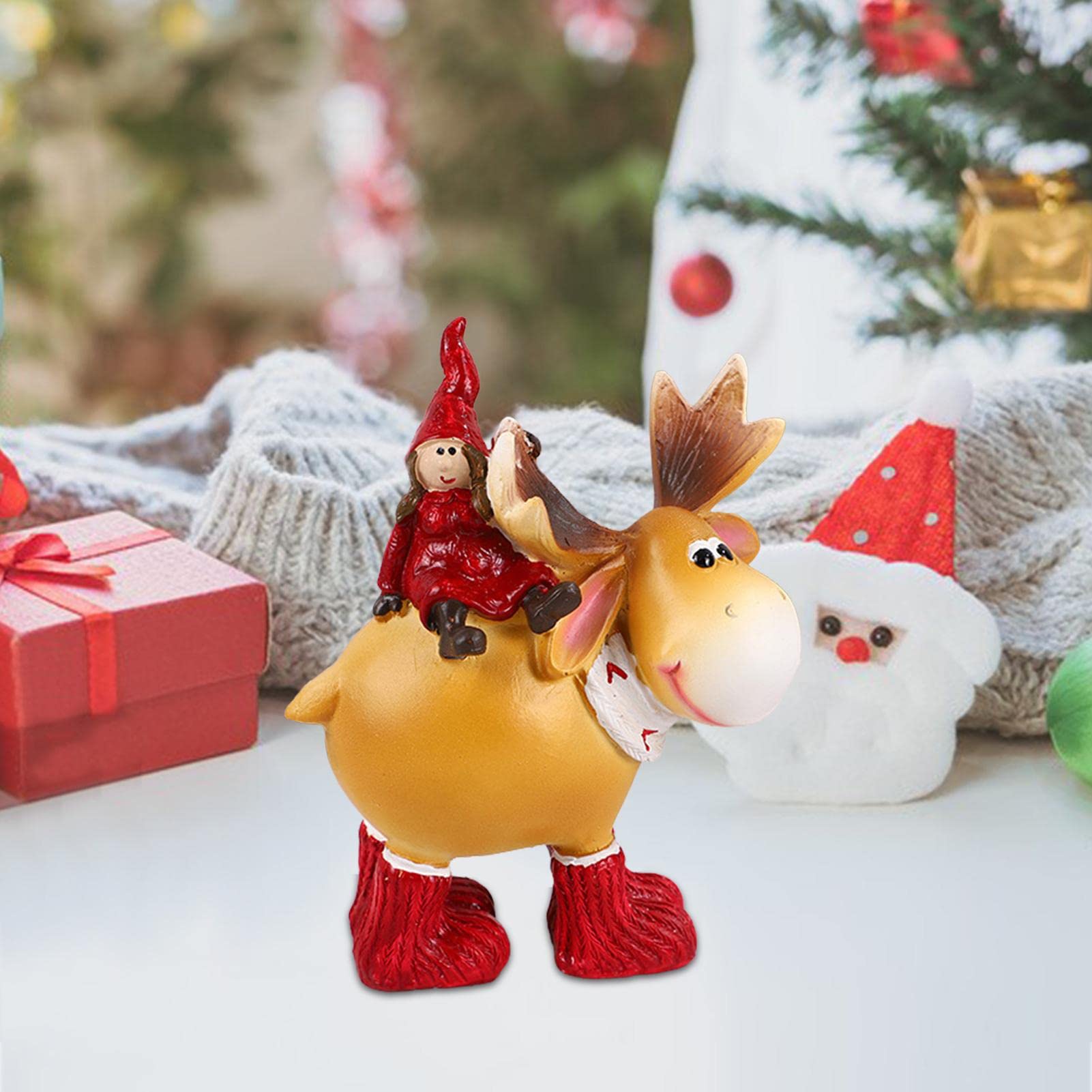 Amazon.co.jp: サンタクロース樹脂オーナメント - 樹脂のクリスマスの