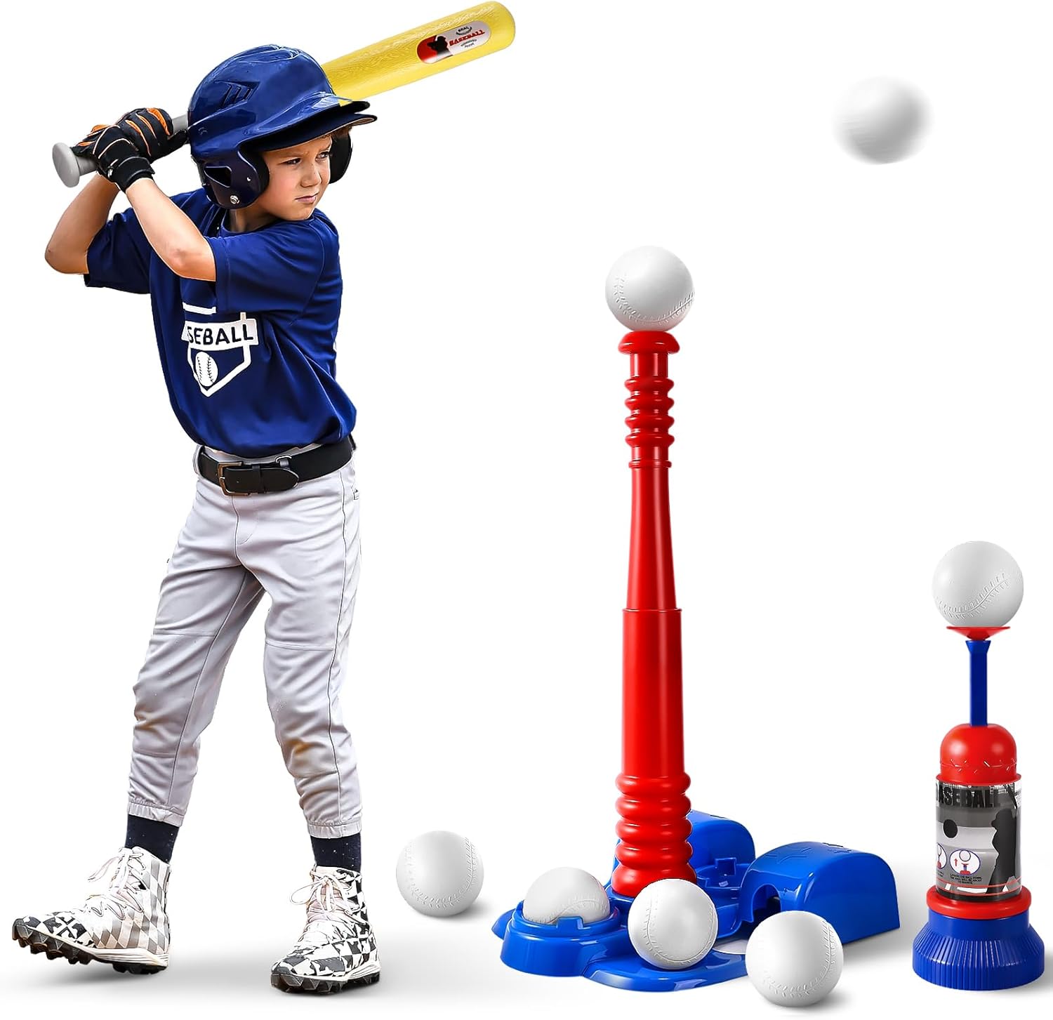 Erixazs T Ball Set for Kids 35 T Ball Sets with Automatic