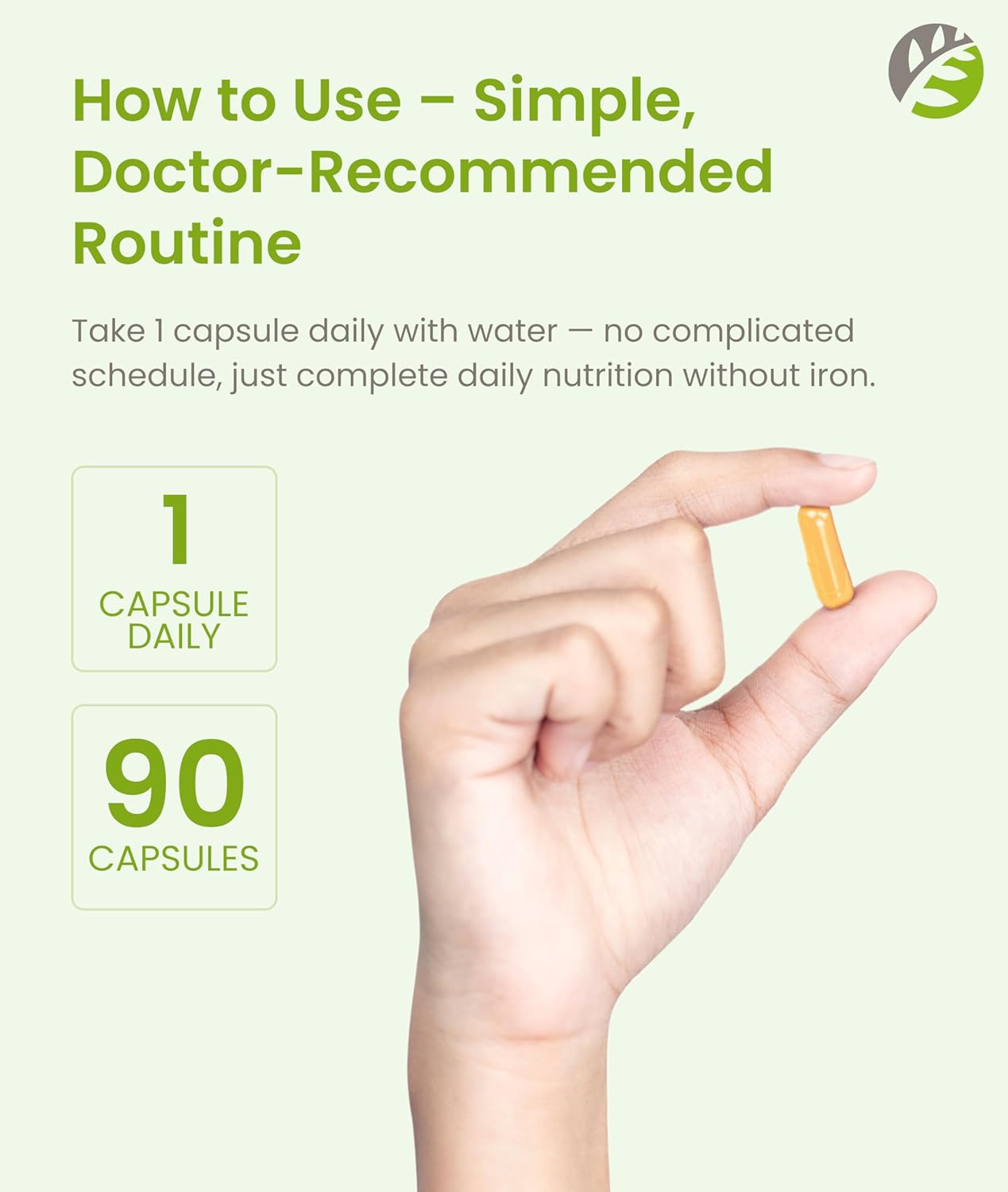 BariSlim Once Daily Bariatric Multivitamin Capsule - Iron-Free Formula - Bariatric Vitamin and Supplement for Post Surgery, Including Gastric Bypass and Gastric Sleeve | 90-Day Supply