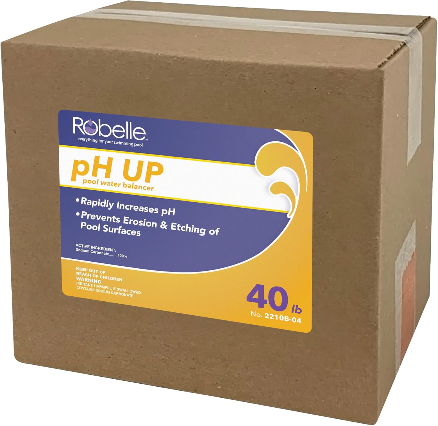 Robelle 25-Pounds Premium pH Up for Pools, 100% Sodium Carbonate