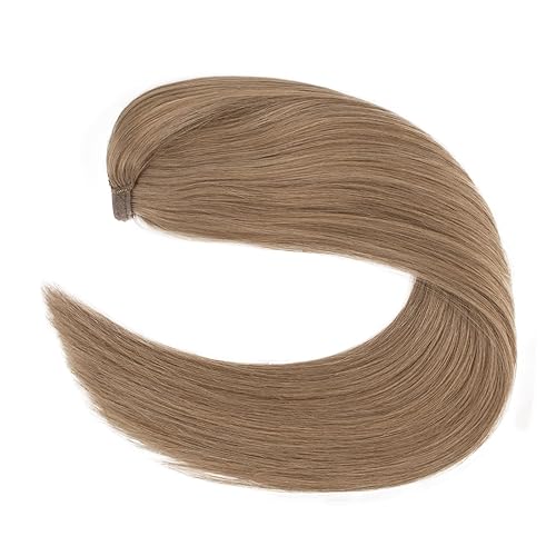 Miniatura 6 de ABH AMAZINGBEAUTY HAIR Cola de caballo de cabello humano Remy para mujer, fácil de usar, 3.53oz, rubio sucio con reflejos rubios cálidos de playa,