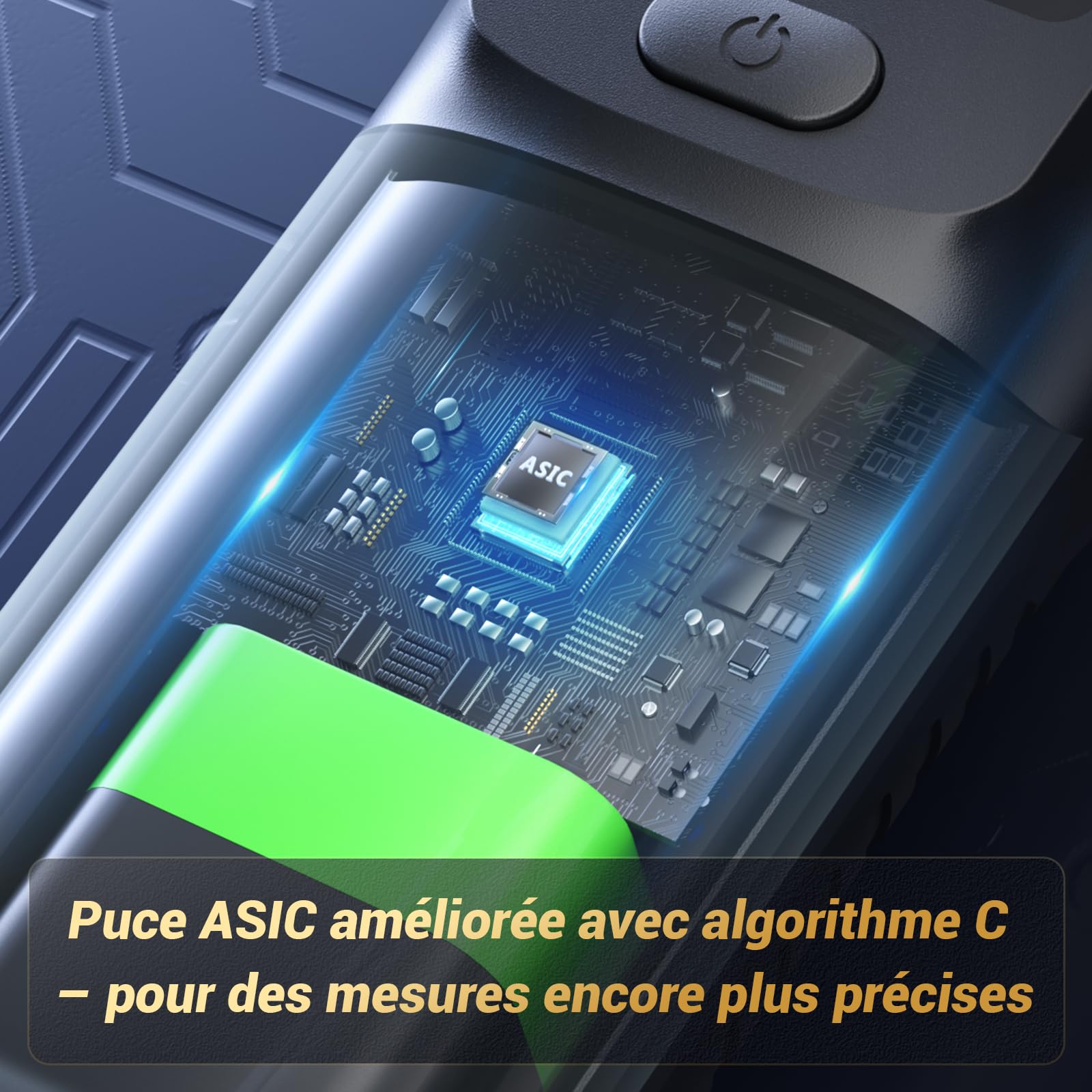 Éthylotest Électronique USB-C, Alcootest LCD | Test rapide, affichage BrAC mg/L, modes contact et sans contact, 10 embouts inclus, compact pour voiture et soirées.