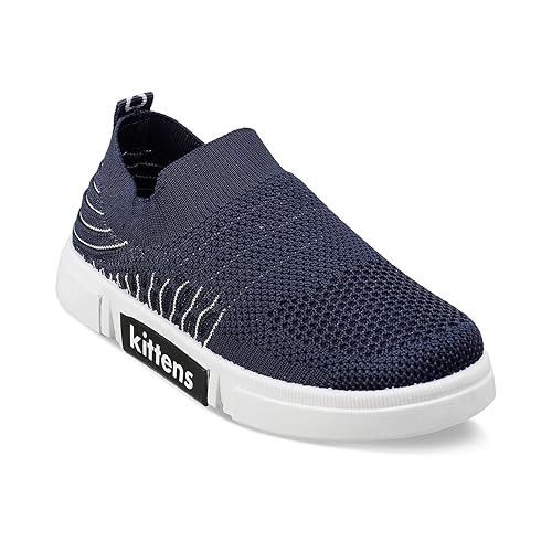 KITTENS Boys Navy Sneakers Shoes
