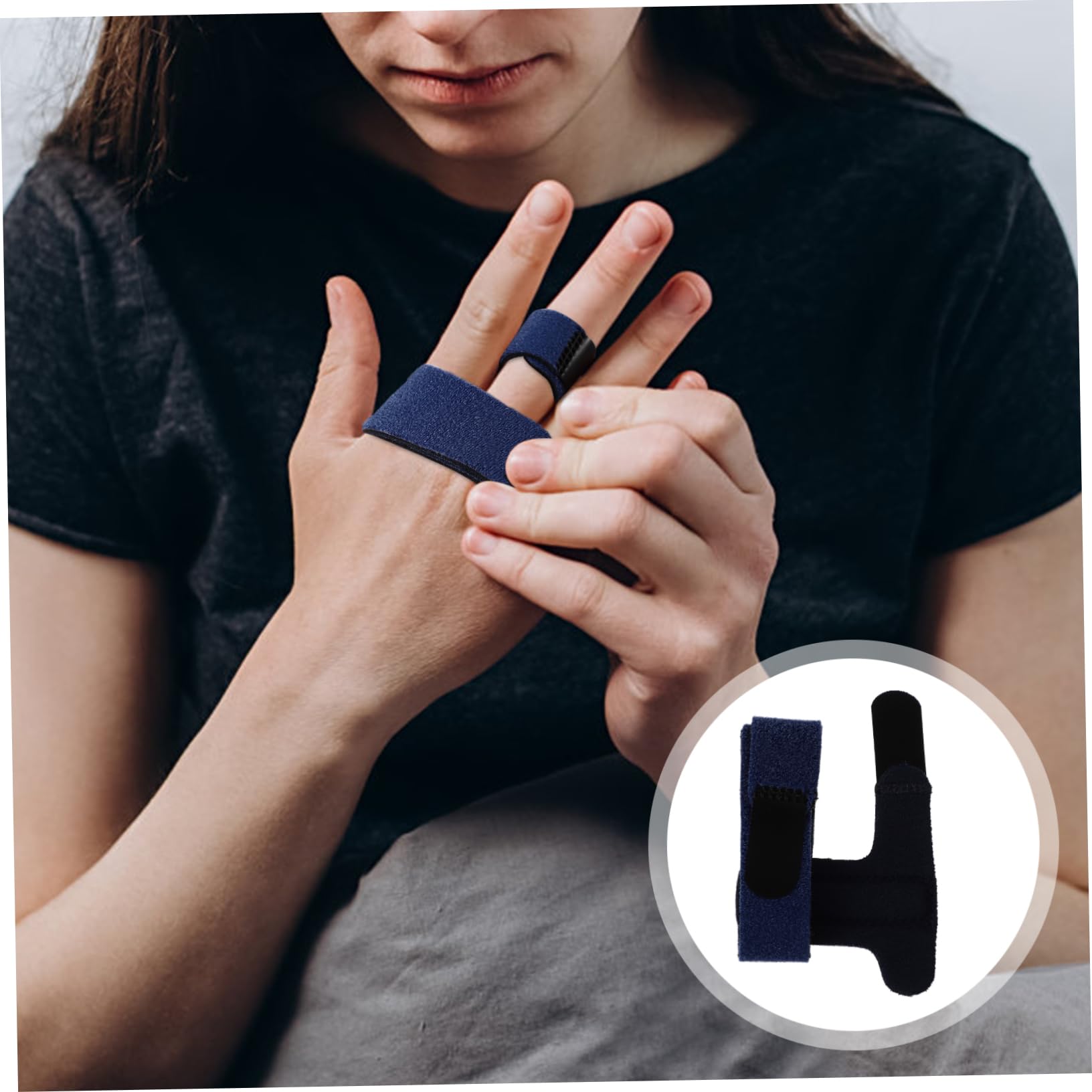 FOMIYES Adjustable Fixing Splint for Breathable and Comfortable Hand Support Blue Brace for Injury and Protection for Sprains and Fractures