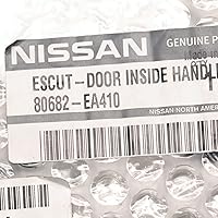 Vista 5 de Nissan Frontier Pathfinder - Manija de puerta interior derecha para pasajeros, bisel OEM