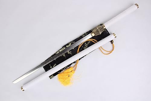 Espada samurái de anime japonesa hecha a mano de 41 a 43 pulgadas, Katana, disfraz de espada para cosplay, réplica de accesorios de armas