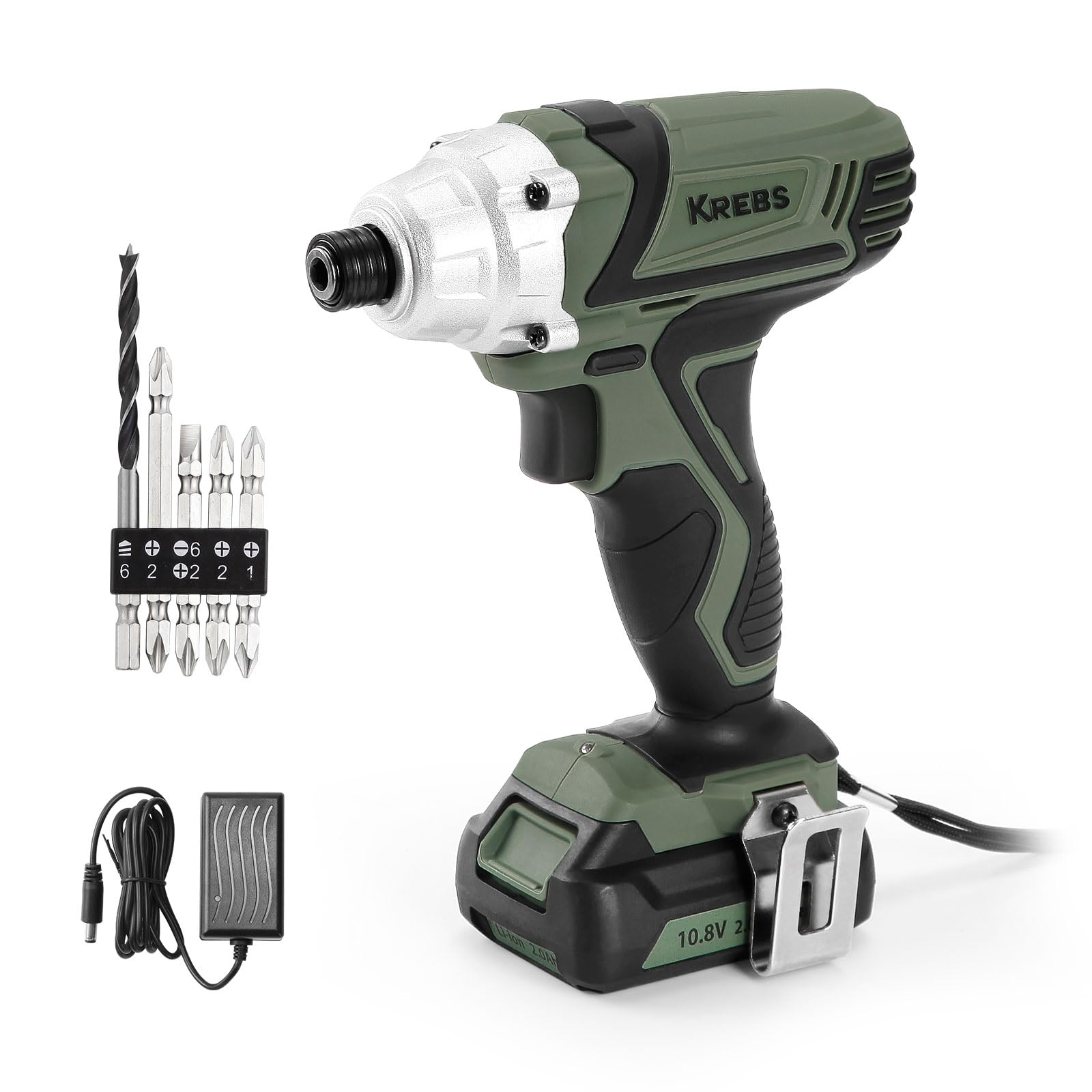 Amazon | KREBS(クレブス) インパクトドライバー10.8V 充電式 小型