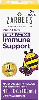 Zarbee's Kids Triple Action Elderberry Immune Support Syrup, 4 fl oz