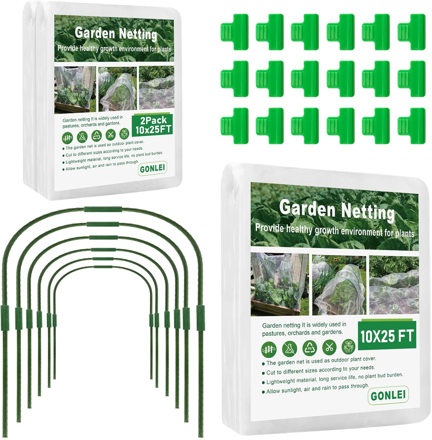 Garden Netting 1P Kit 10 * 25FT+1P 10 * 25FT