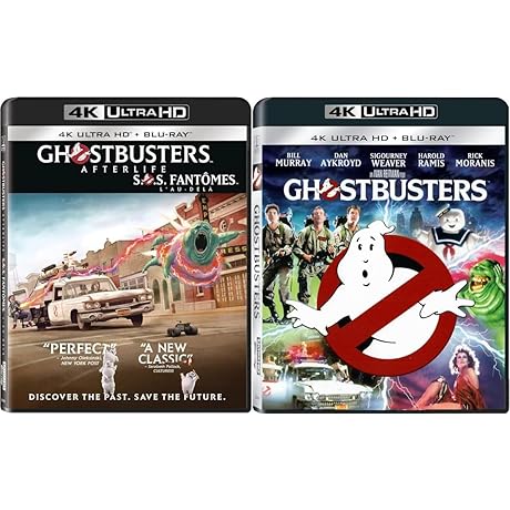 Ghostbusters: Afterlife (2021) + Ghostbusters (1984) [4K Ultra HD + Blu-ray - 2 Sets]