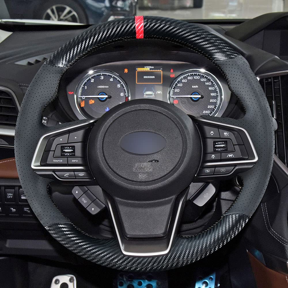 Buy Kivnto DIY Carbon Fiber Steering Wheel Covers for Subaru Forester