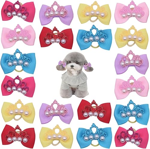 20 pinzas para el pelo de la corona para mascotas, pinzas de perro para el pelo, pinzas de pelo de gato, pinzas de pelo de mascotas en forma de