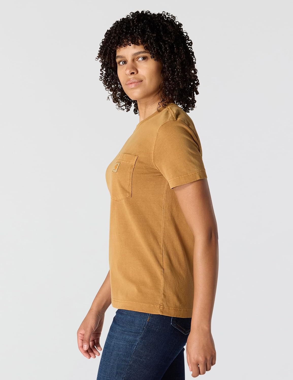 Carhartt Women's Relaxed Fit Lightweight Short Sleeve Garment Dye Pocket T-Shirt