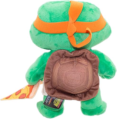 Miniatura 3 de Mattel Teenage Mutant Ninja Turtle 8 pulgadas - Turtle Tot Michelangelo  Figura de juguete de acción suave a partir de 3 años