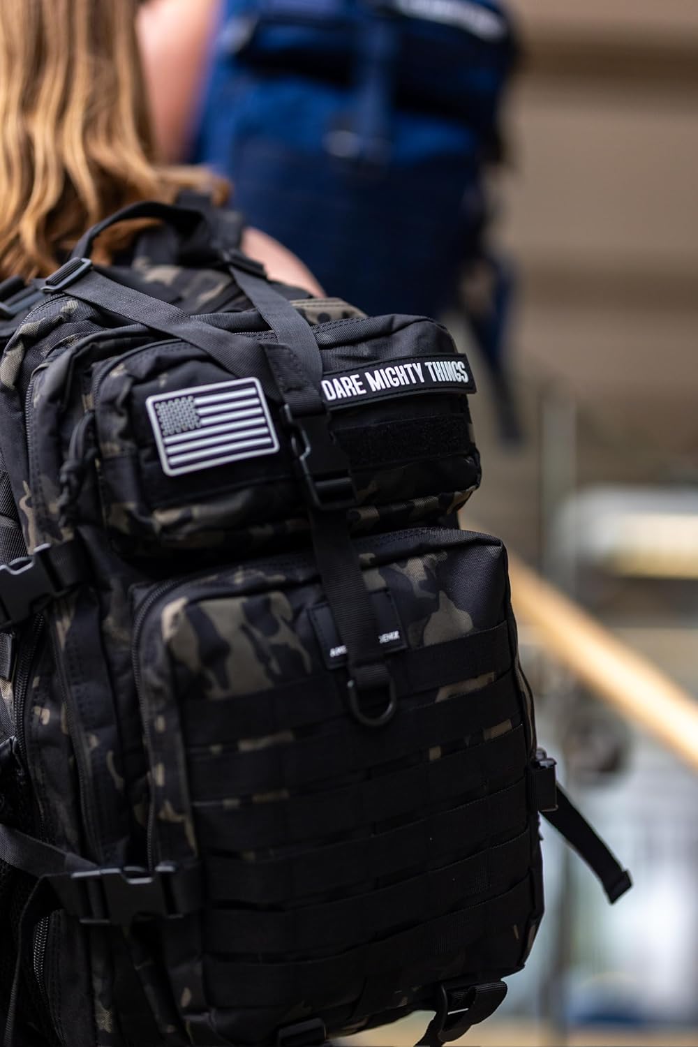 AMERICANPHOENIX 45L Elite Tactical Backpack | 3X Stronger Work & Military Backpack | Water Resistant and Heavy Duty | 3 Day MOLLE Bug Out Bag (Dark Forest) - Image 3