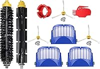 Vista 1 de DLD Accesorio para Irobot Roomba 600 610 620 650 Series Kit de piezas de repuesto para aspiradoras, incluye 3 filtros, cepillo lateral y 1 cepillo