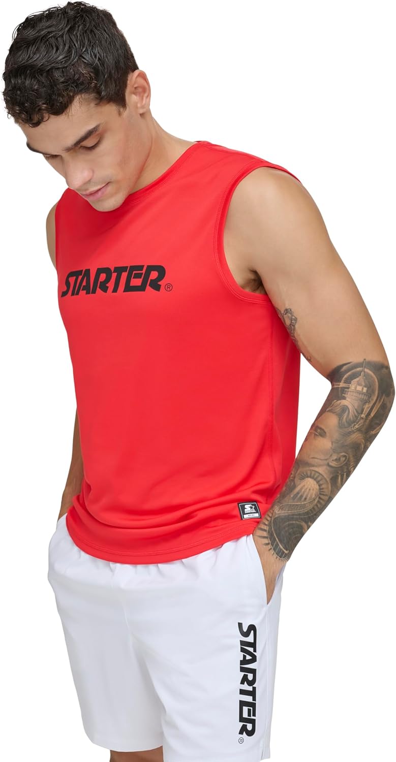 Starter Mens Quick Dry Sleeveless Lightweight UPF Active Top - Image 4