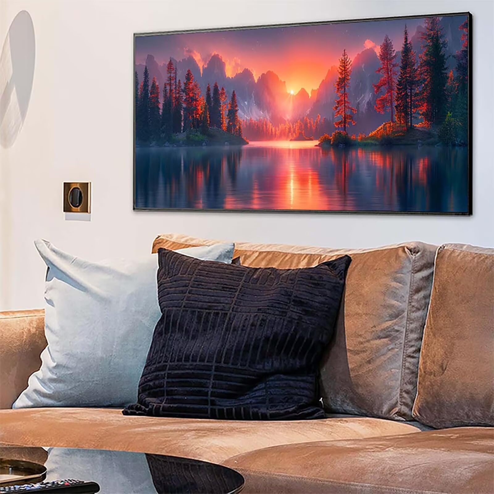 Tramonto Diamond Painting Grandi Dimensioni 80x160cm, Diamond Painting 7-41