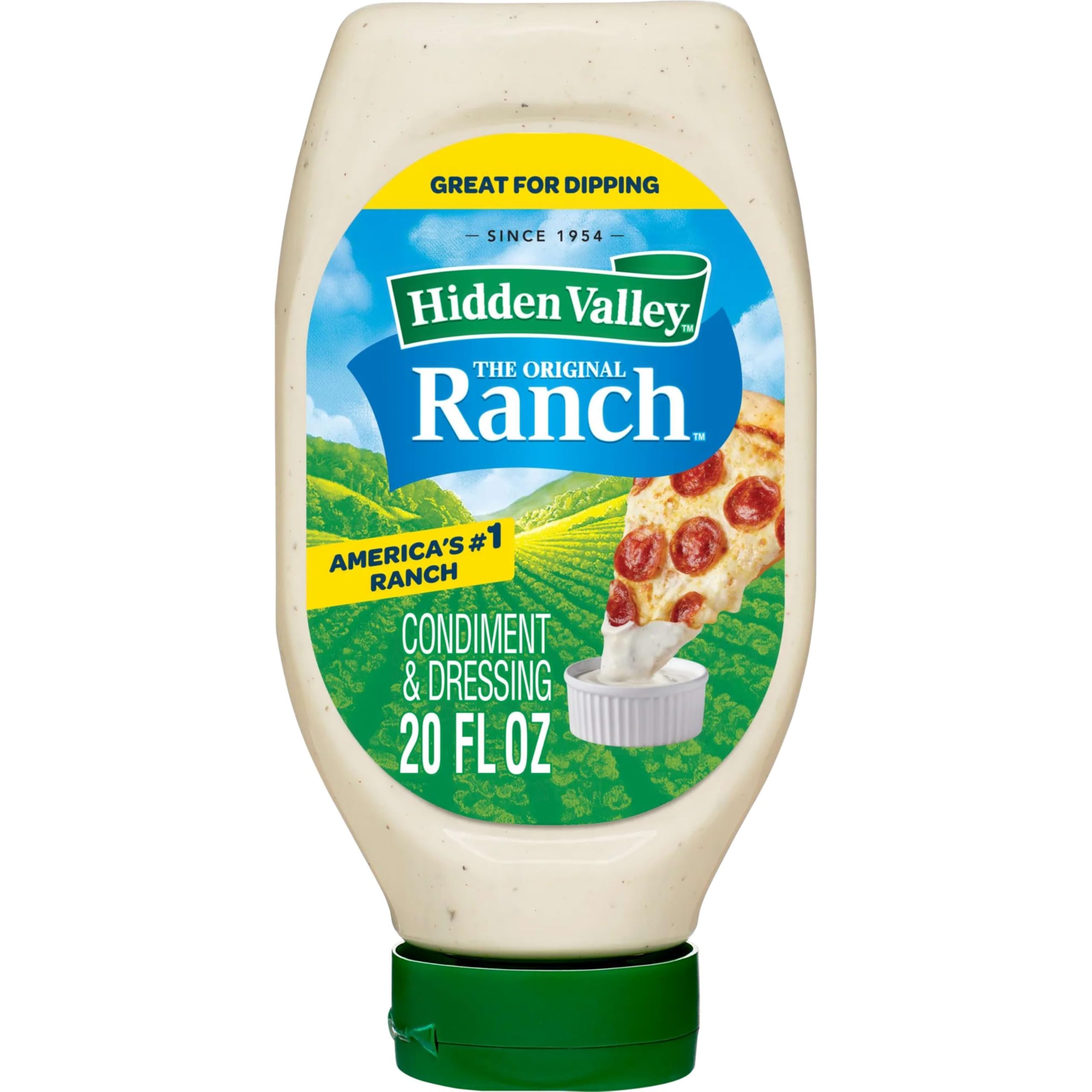 Hidden Valley Easy Squeeze Original Ranch Salad Dressing and Topping, 20 Ounce Bottle (Package May Vary)