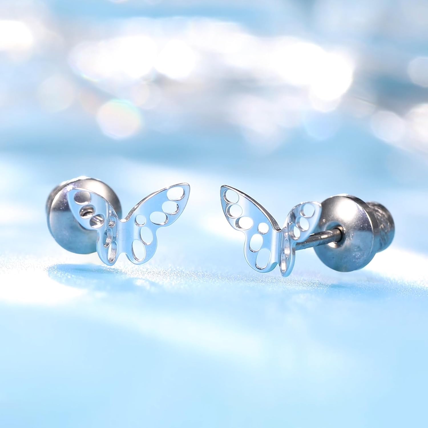 Limerencia Hypoallergenic G23 Implant Grade Titanium Screw Back Earrings Tragus 20G Helix F136 Piercing Post for Sensitive Ears Cartilage - Image 8