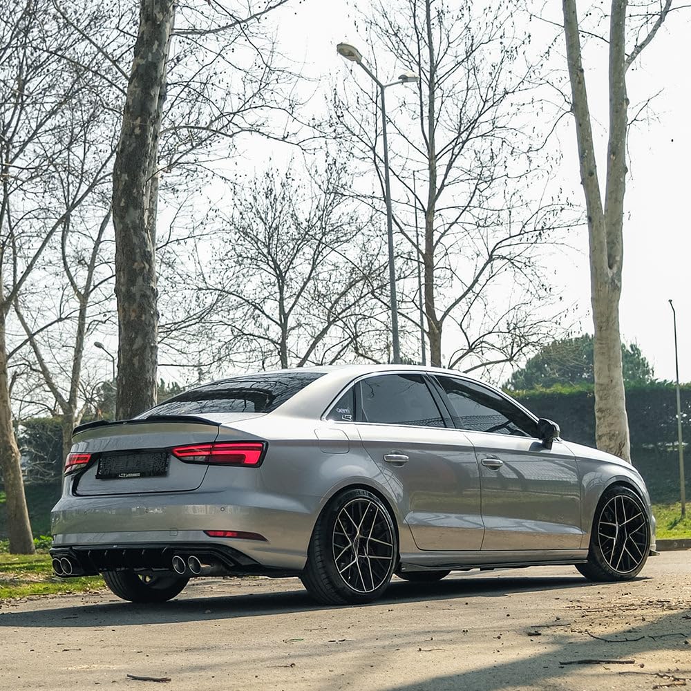 Heckdiffusor kompatibel mitAudi A3 8V FL Limo 2016–2020 Rear Valance
