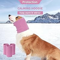 Vista 4 de Nanaki Envoltura Calmante para las Orejas - Diadema Silenciosa para Perro y Orejeras Snood para Alivio de la Ansiedad y Reducción del Ruido