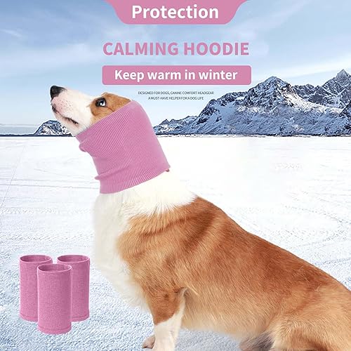 Miniatura 4 de Nanaki Capucha para perro sin solapa, diadema silenciosa para la cabeza de perro, cubierta para la cabeza de perro, no se sacude, protector de oídos